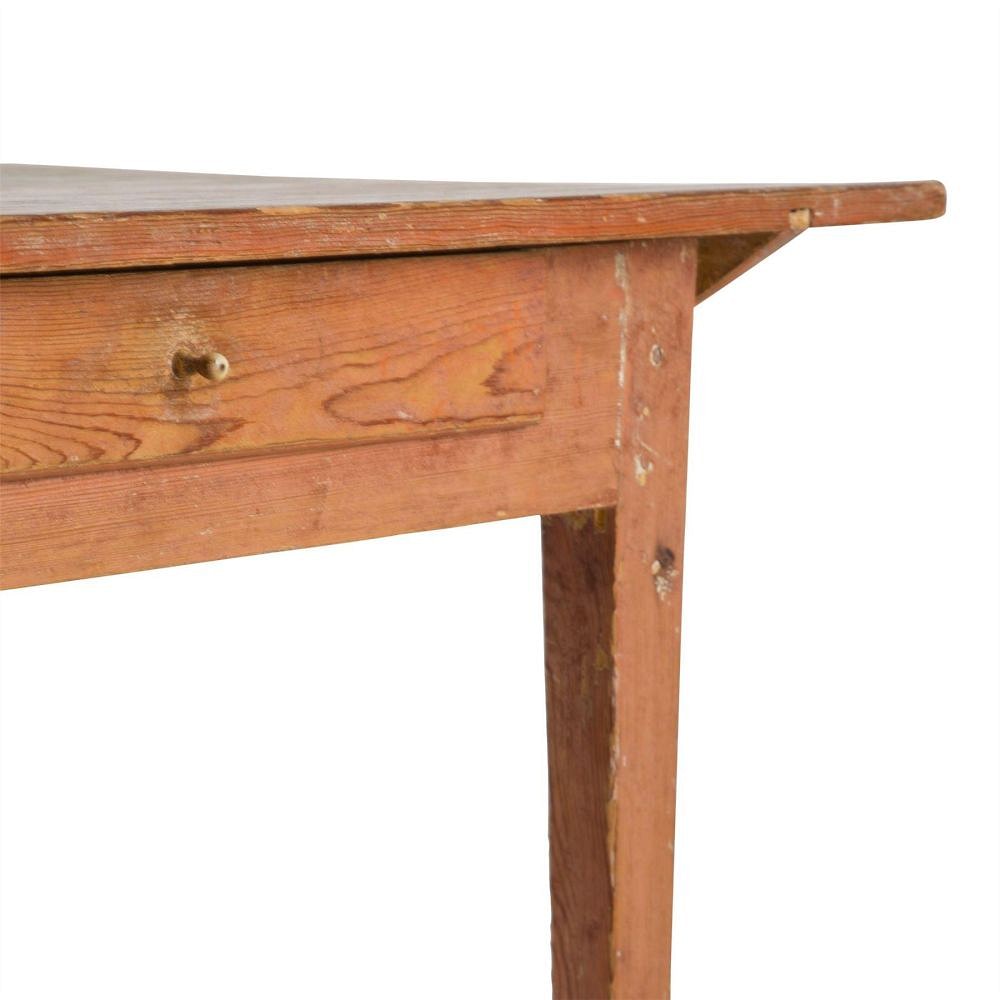 19th Century Swedish Pine Side Table TS0159283