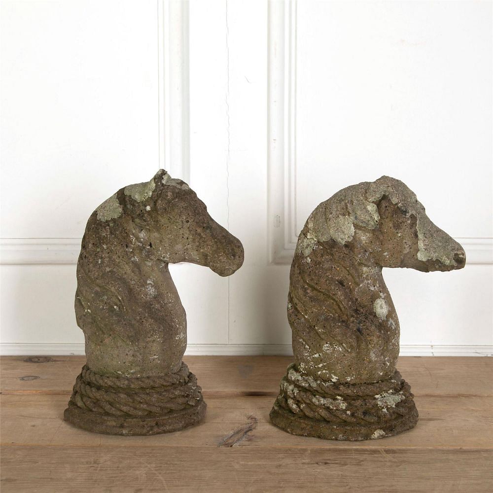 Pair of Italian Horses Heads DA207512