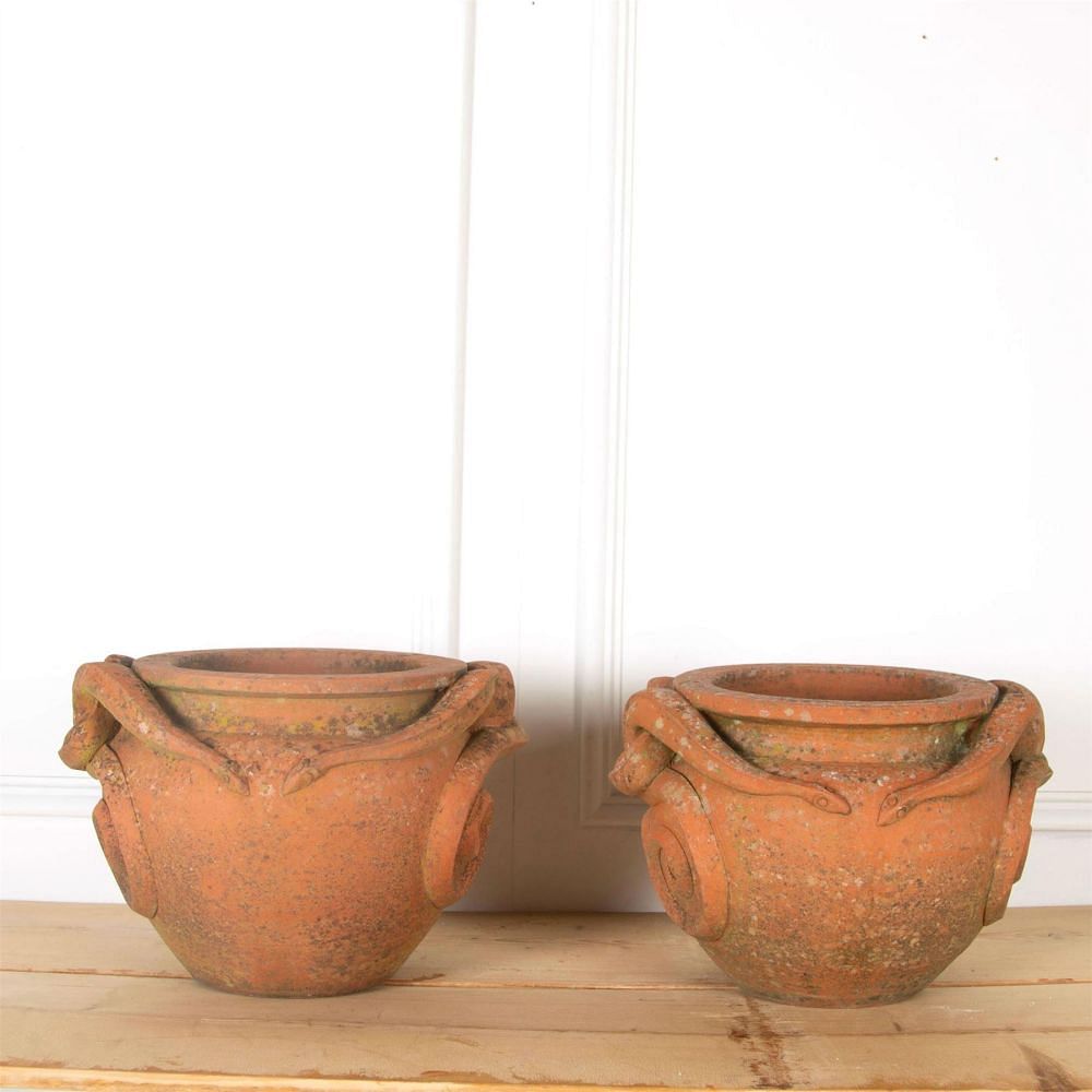 20th Century Terracotta Snake / Cobra Pots DA0961017