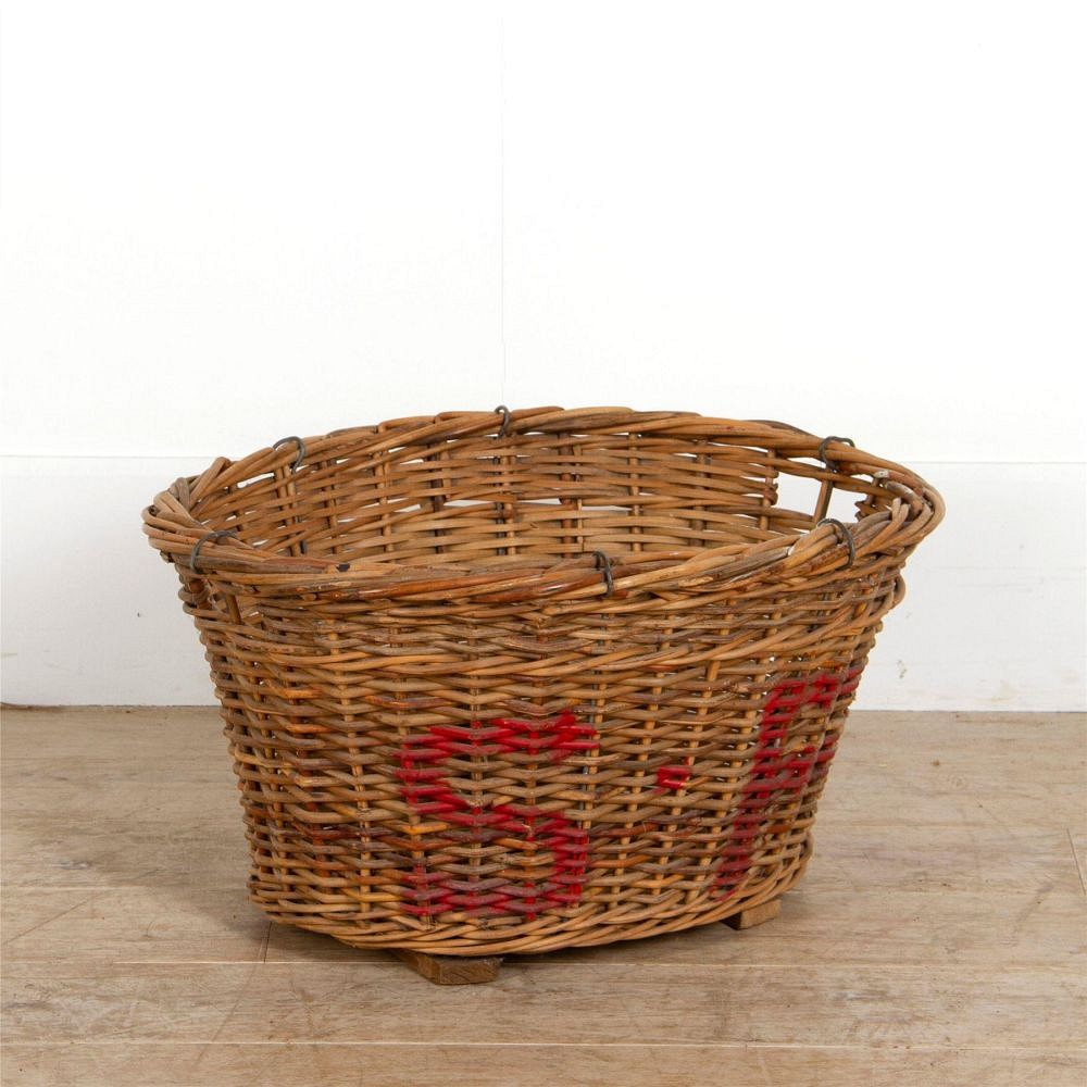 French Champagne Harvest Basket DA287295