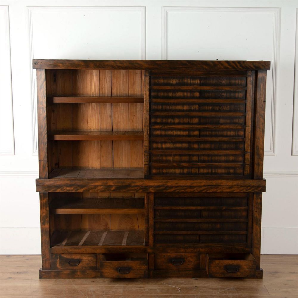 Japanese Hinoki Tansu Cupboard CU4362150