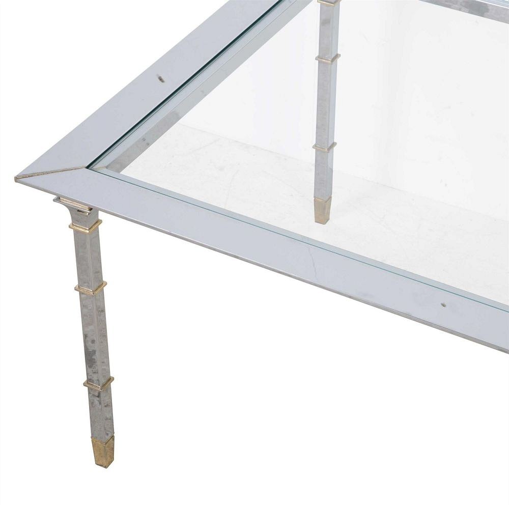 Chrome and Gilded Metal Table TC3012187
