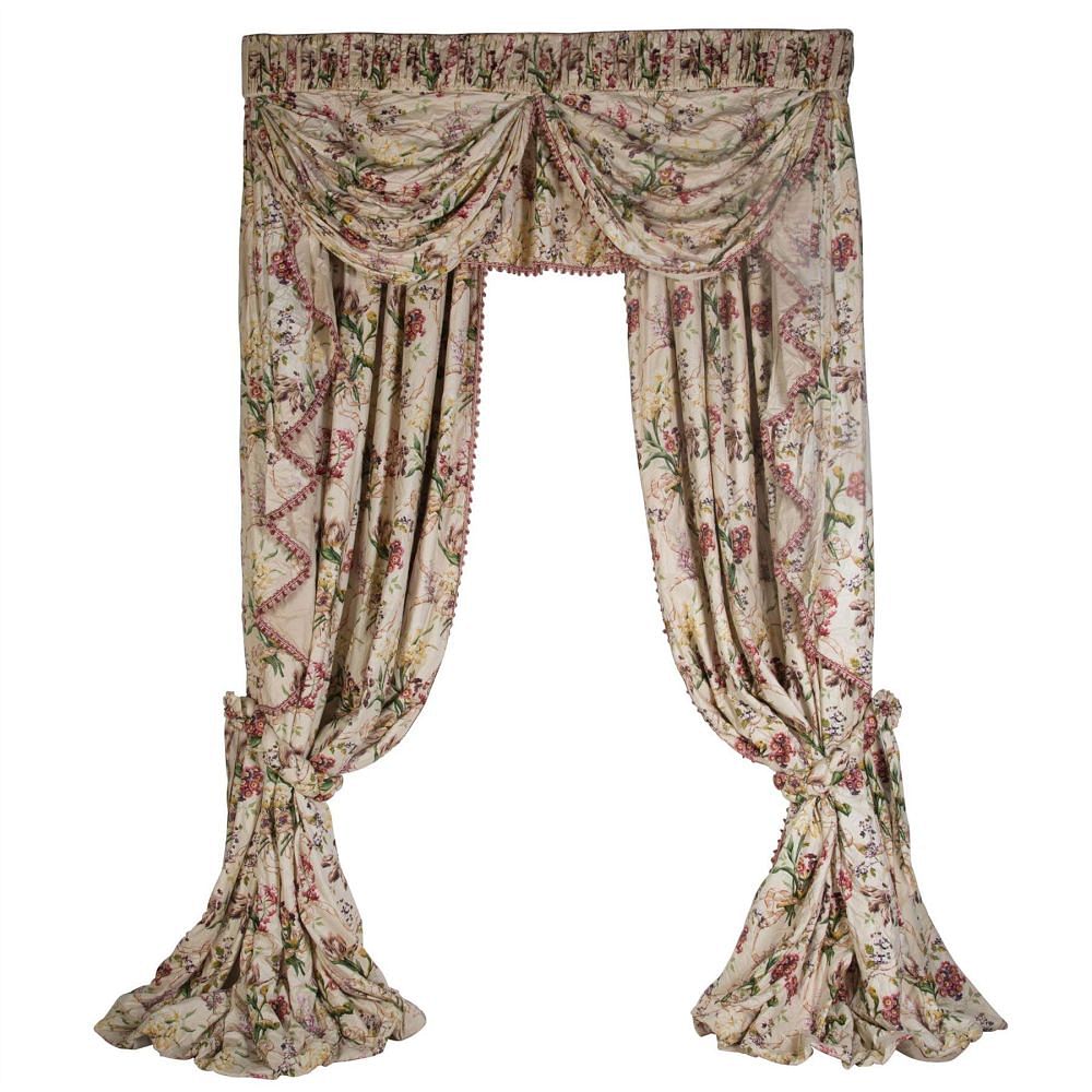 Set of Three Pairs of Colefax and Fowler Curtains RT0510705