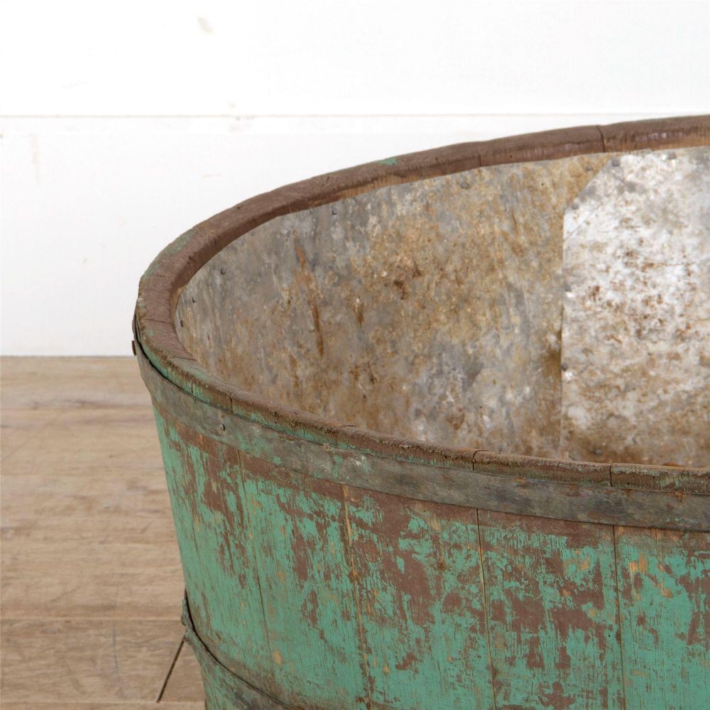 French Wooden Zinc Lined Planter GA287289