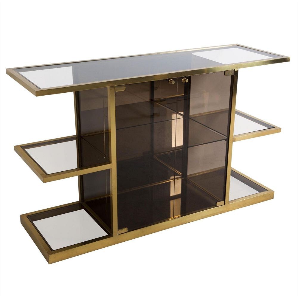 Brass and Glass Cabinet BK309709