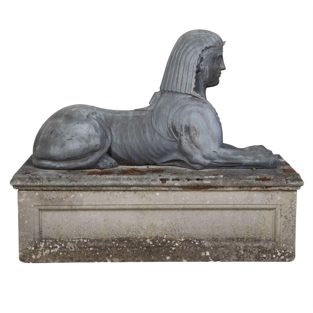 Late 19th Century Lead Sphinx GA0311483