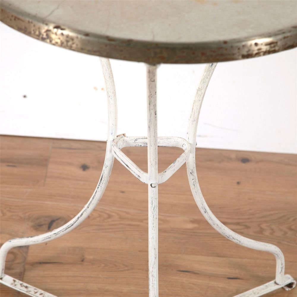 French Stone Topped Garden Gueridon Bistro Table GA2862065