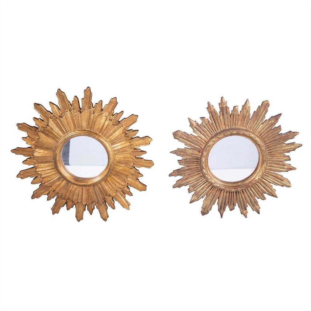 Set of Eight Spanish Sunburst Mirrors MI4559388