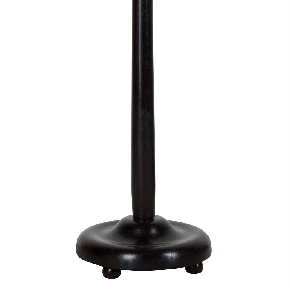 Mahogany and Chrome Art Deco Lamp LC215380