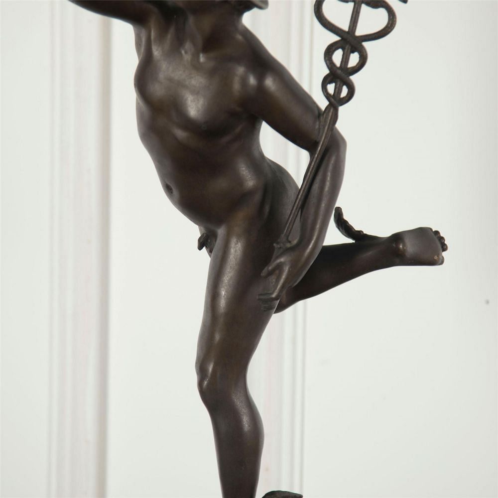 Italan Bronze Sculpture Of Mercury/Hermes DA3761795