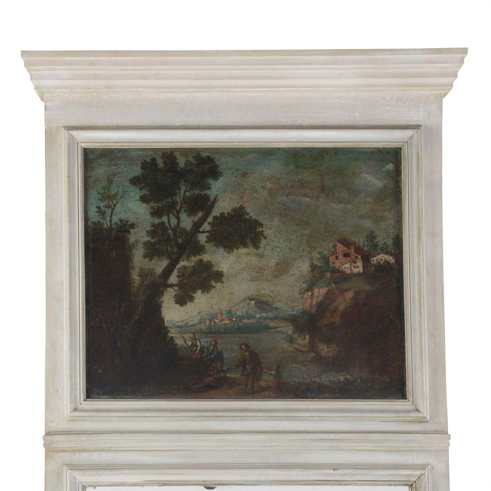 French 19th Century Trumeau Mirror MI3753622
