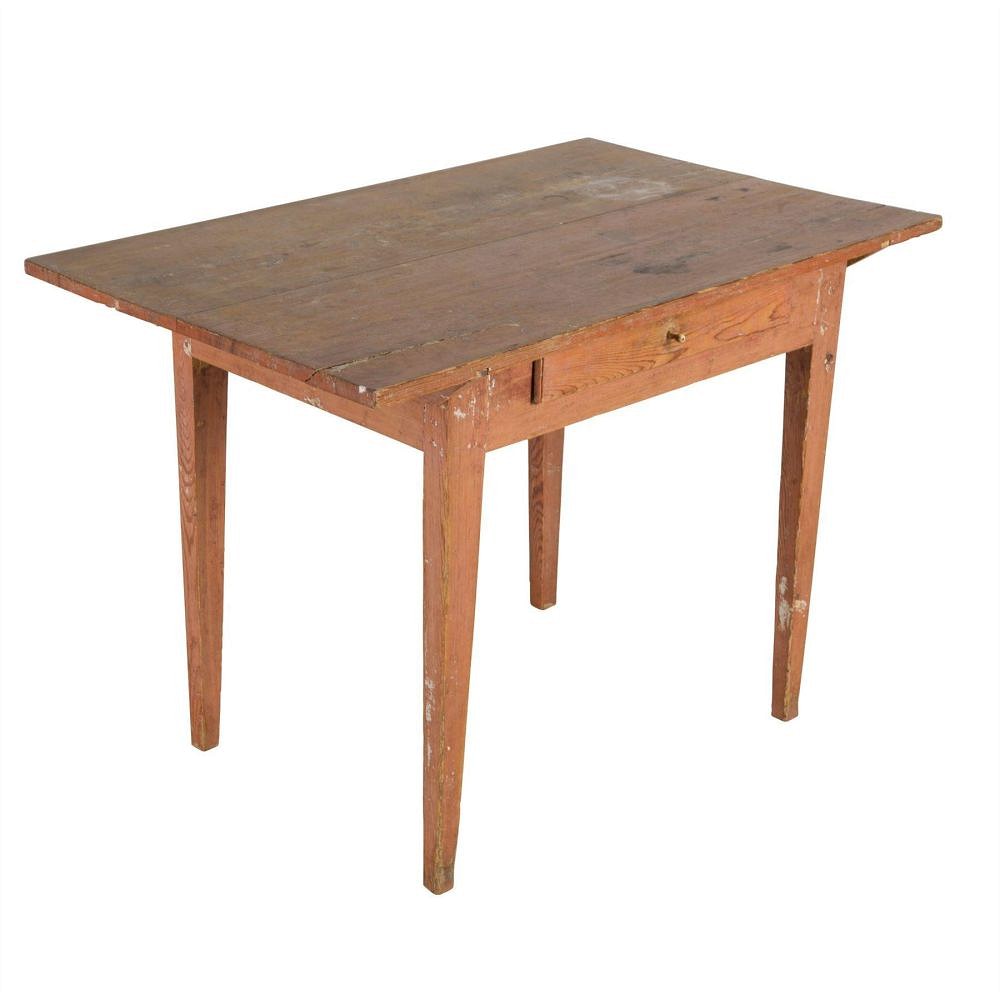 19th Century Swedish Pine Side Table TS0159283