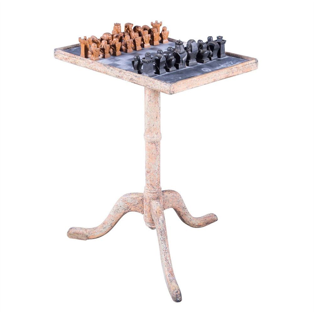 Gustavian Game Board Table TC6058320