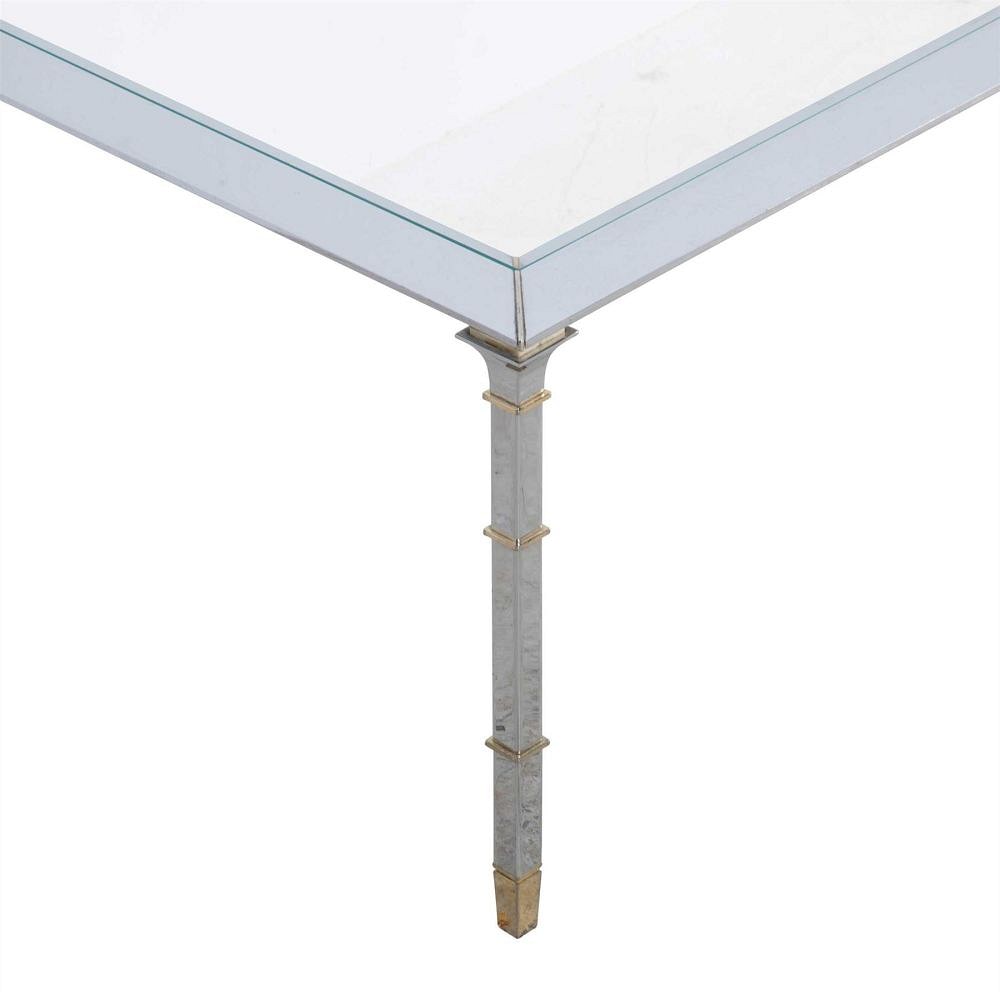 Chrome and Gilded Metal Table TC3012187