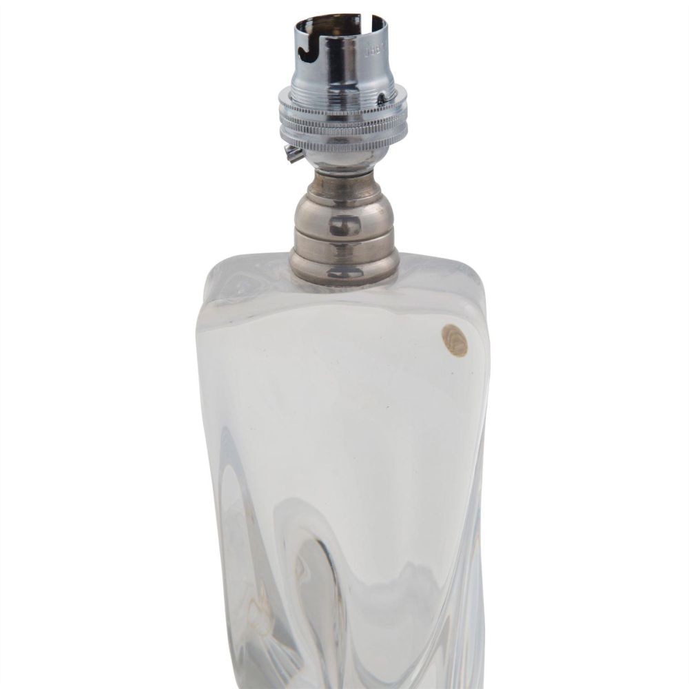 Mid Century French Twisted Crystal Lamp LT5856573