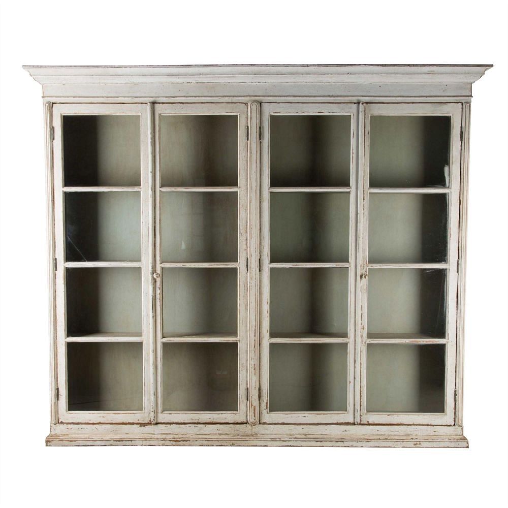 Large Painted Display Cabinet BK0160439