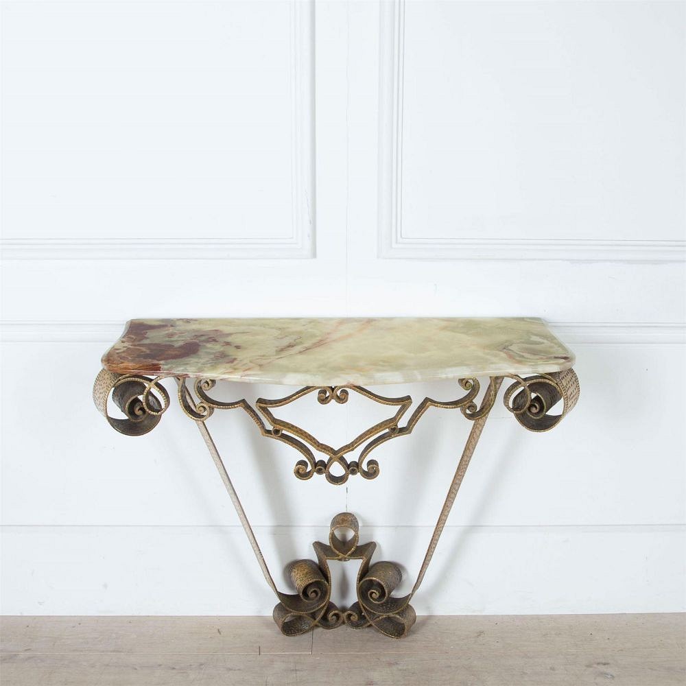 Gilded Iron Console by Pier Luigi Colli CO3061115