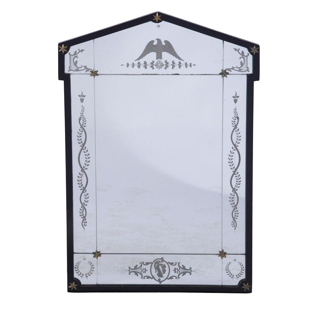 Ebonised 1960s French Mirror MI3660258