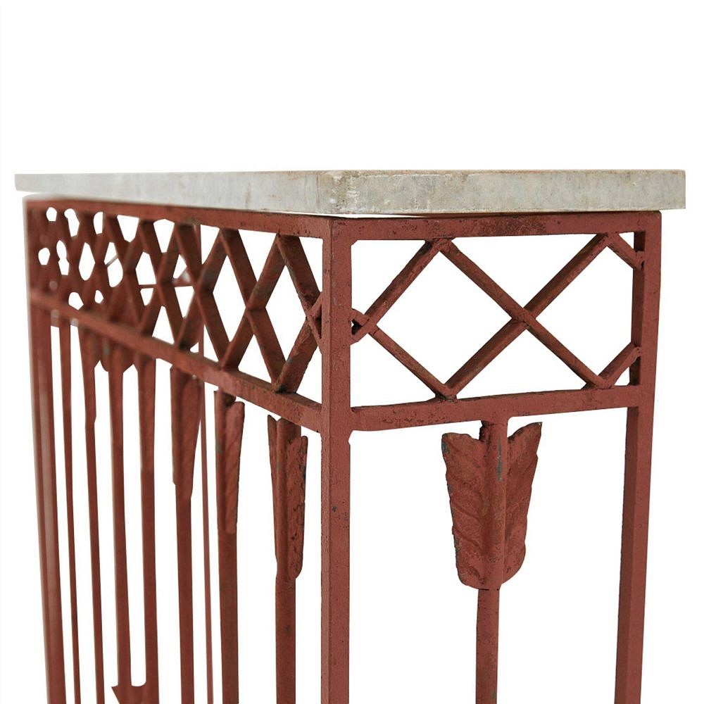 Pair of French 19th Century Iron Consoles CO0660351