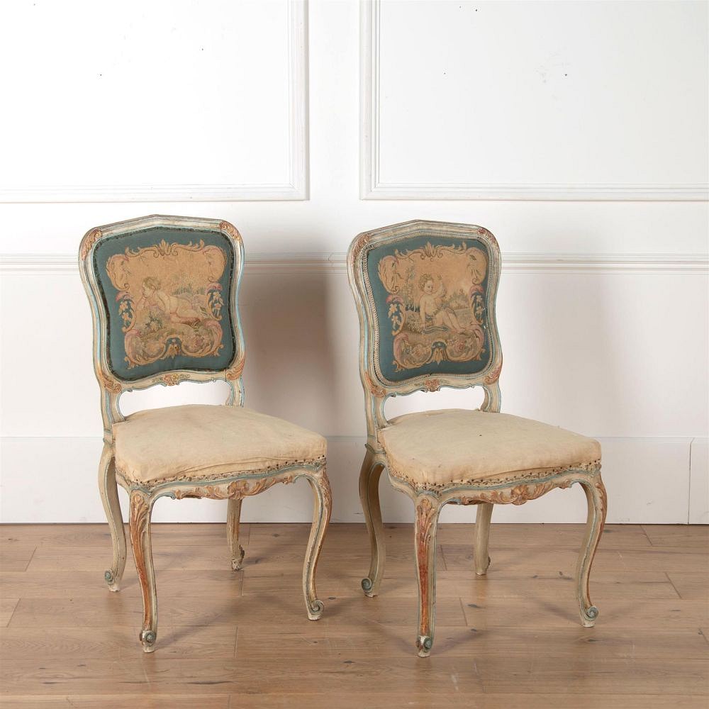 Pair of French Carved Chairs CH3562448