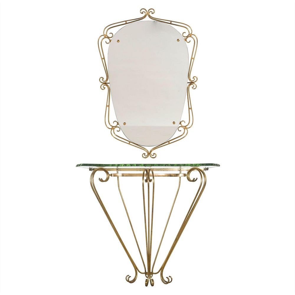Italian Console with Matching Mirror CO3057507
