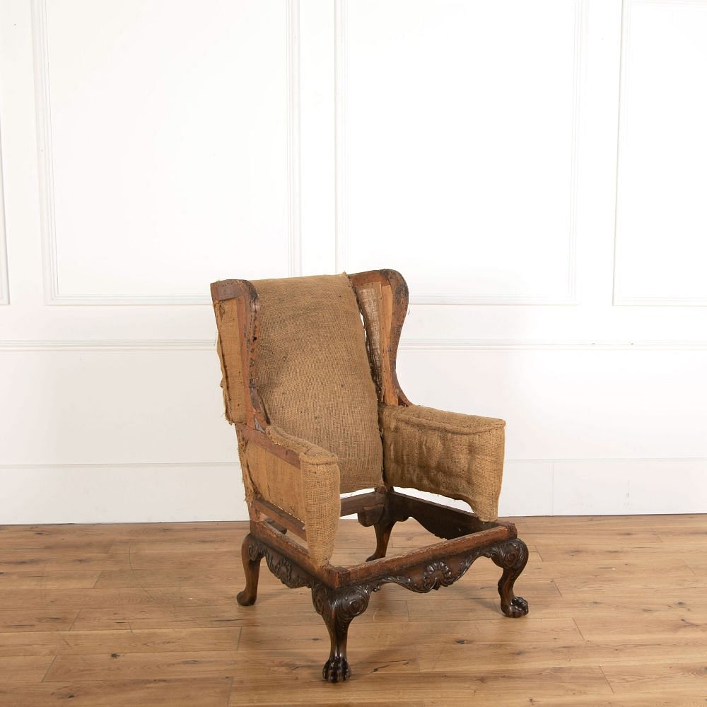 Walnut Wingback Gainsborough Armchair CH478825