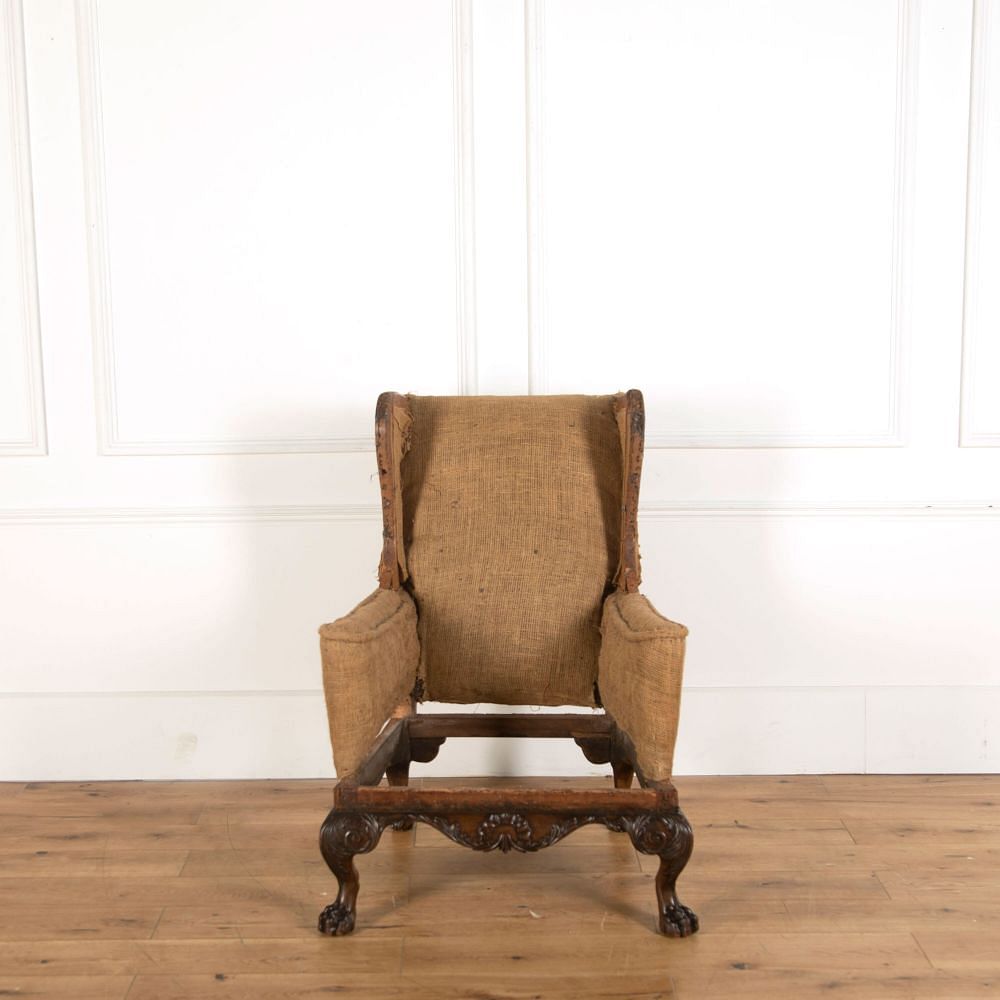 Walnut Wingback Gainsborough Armchair CH478825