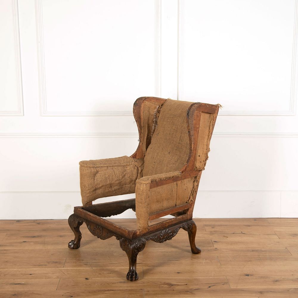 Walnut Wingback Gainsborough Armchair CH478825