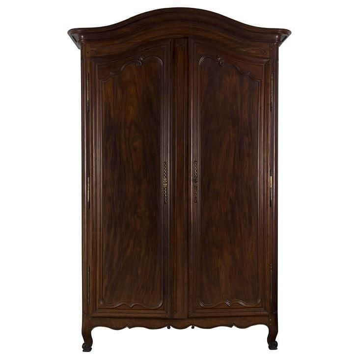 Grand 18th Century French Mahogany Armoire CU994678