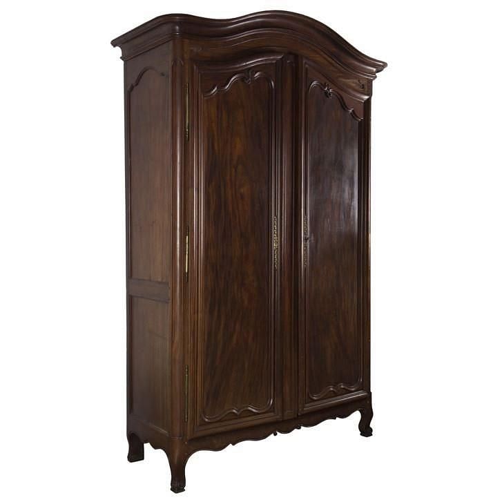 Grand 18th Century French Mahogany Armoire CU994678