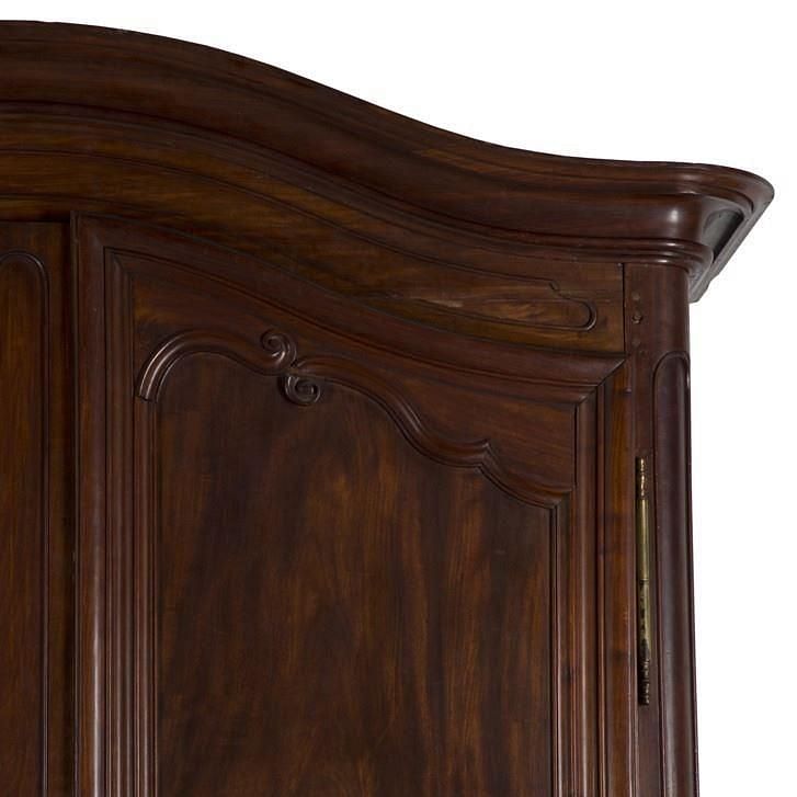 Grand 18th Century French Mahogany Armoire CU994678