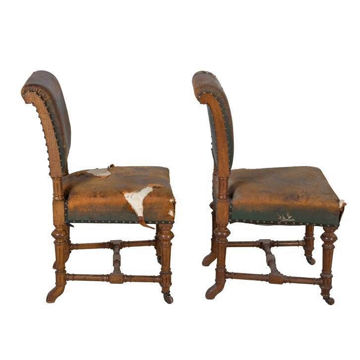 Set of 12 Oak Dining Chairs CD1012723