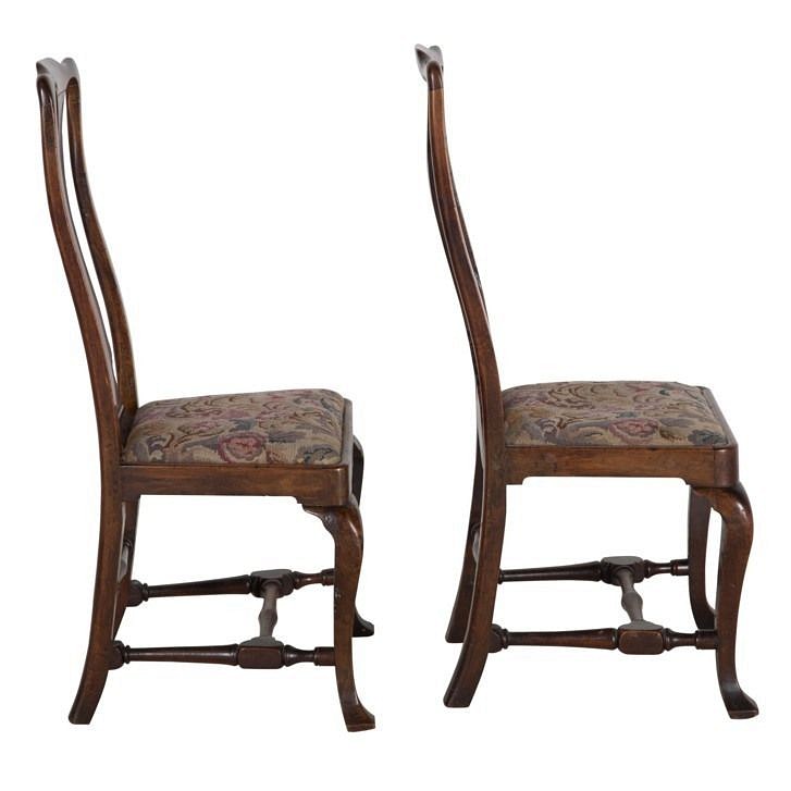 Pair of 19th Century Walnut Dining/Side Chairs CD106453