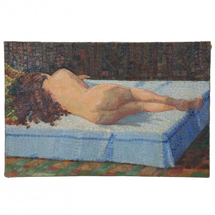 Nude Oil Painting c.1960 WD152390