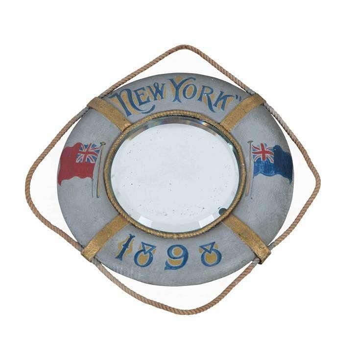 Life Buoy Shaped Mirror MI2955003