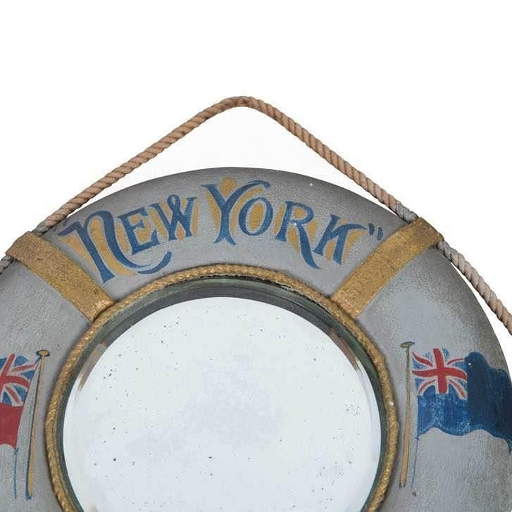 Life Buoy Shaped Mirror MI2955003