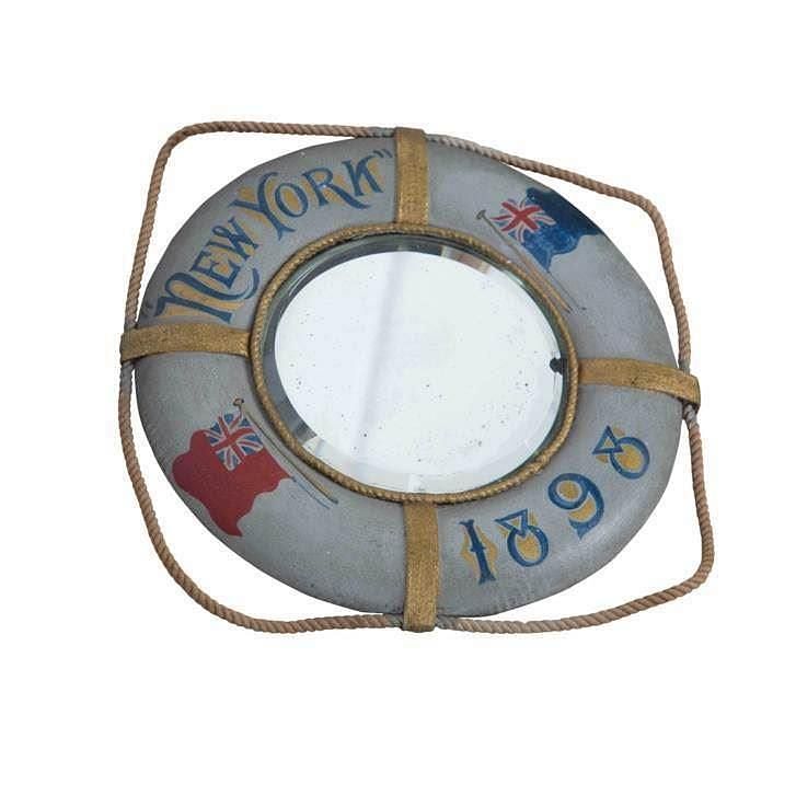 Life Buoy Shaped Mirror MI2955003