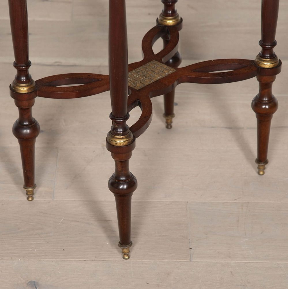 19th Century Mahogany Side Table in the Manner of Weisweiler CO1532452