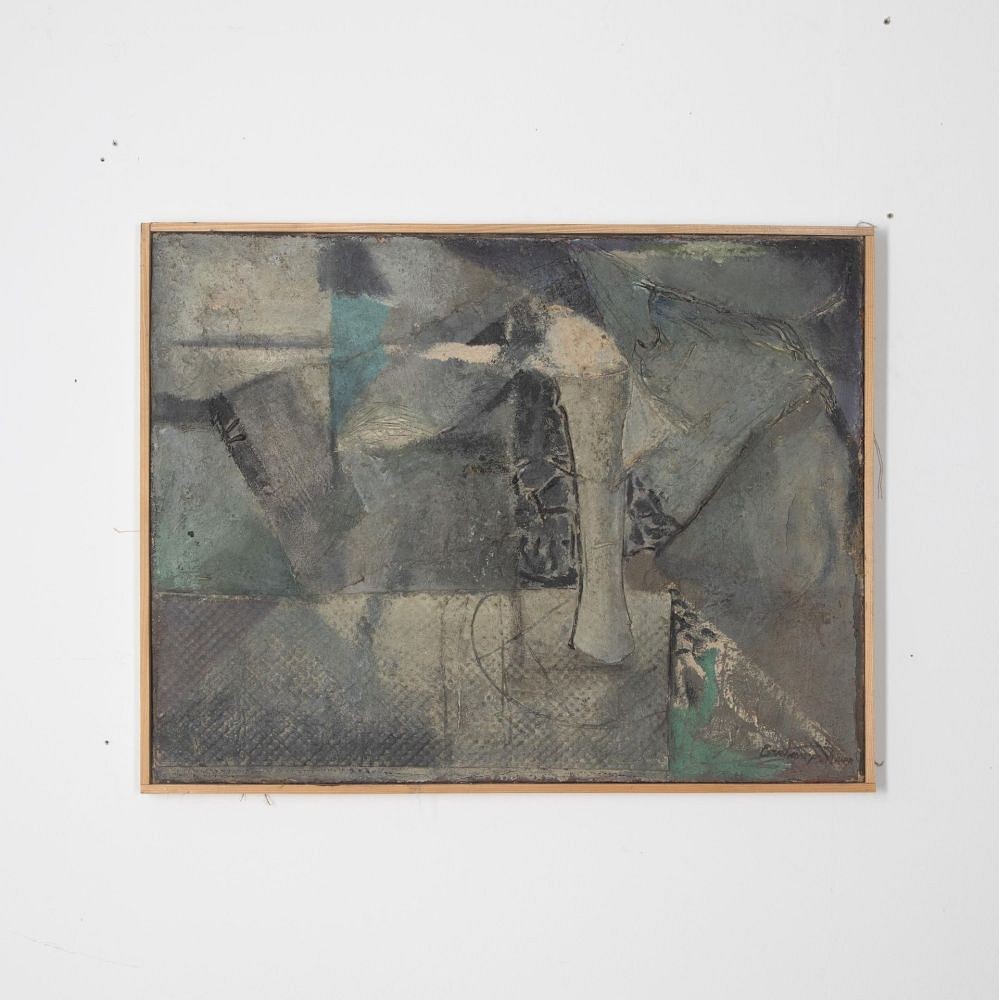Mid-Century Abstract Painted Collage WD3030796