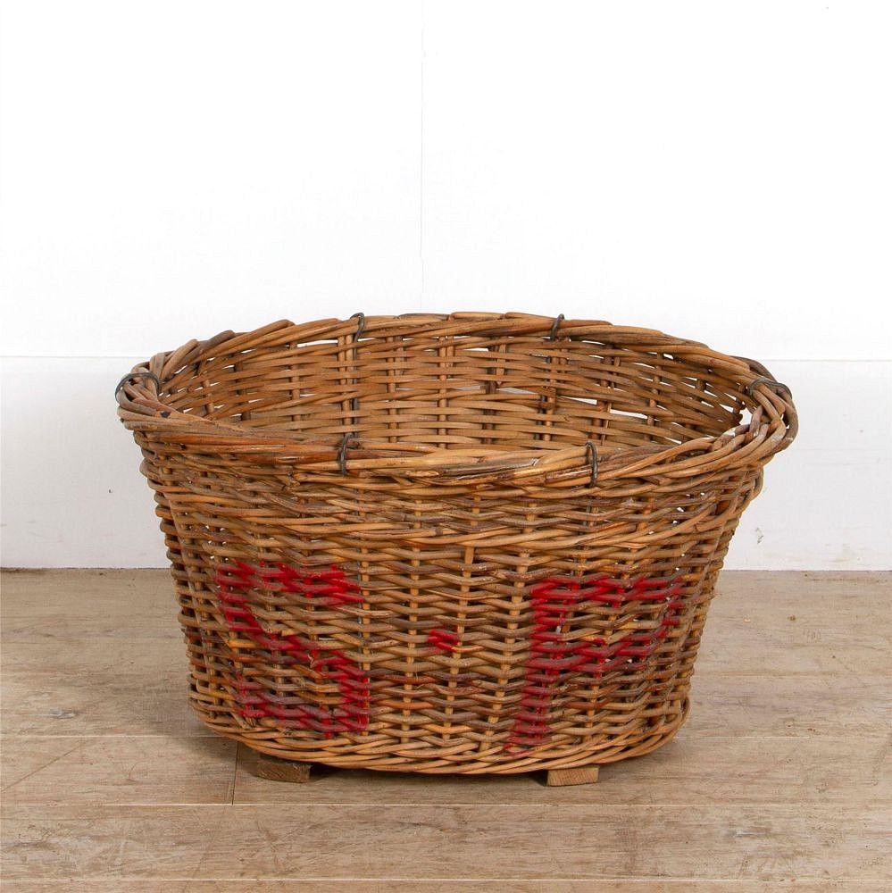 French Champagne Harvest Basket DA287295
