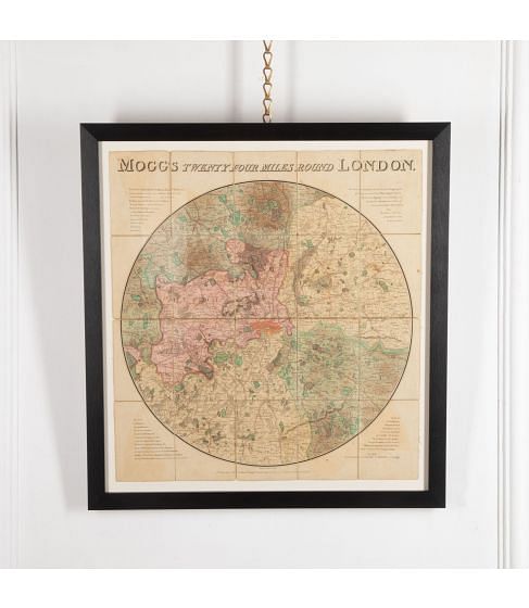 Circular London Map by Edward Mogg
