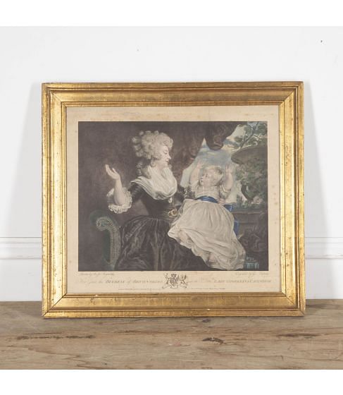 18th Century Framed Engraving After Joshua Reynolds