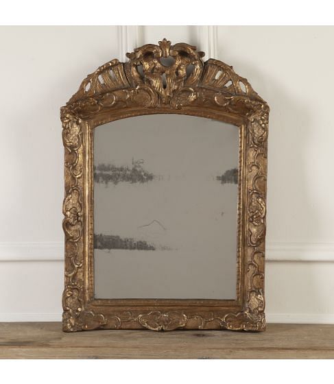 18th Century French Gilt Wood Mirror
