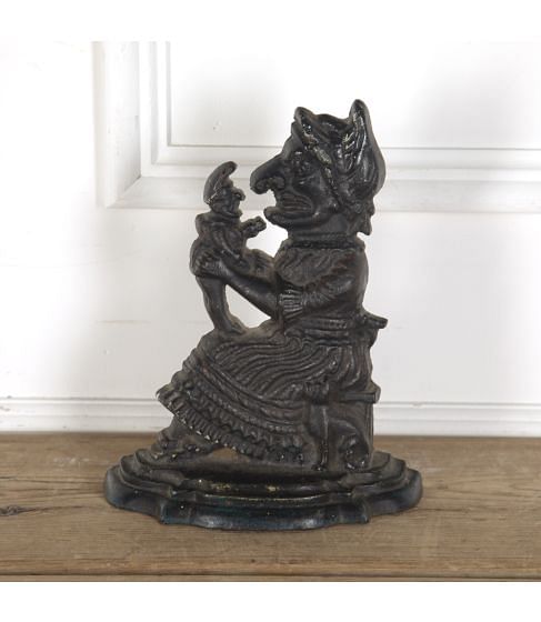 19th Century Cast Iron Doorstop