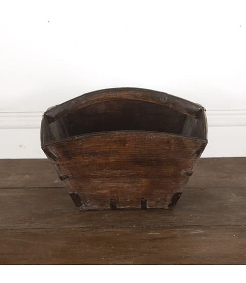 19th Century Iron Bound Trug