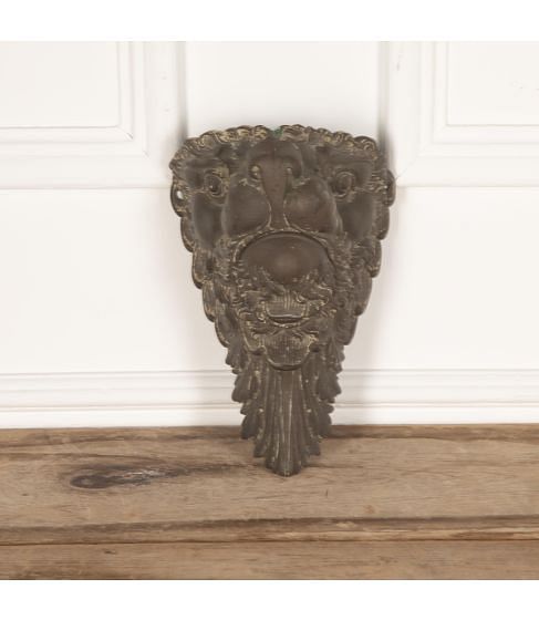 19th Century Bronze Lion Head Billiard Table Pocket