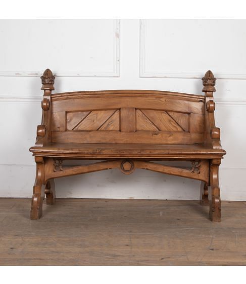 19th Century Elm Bench