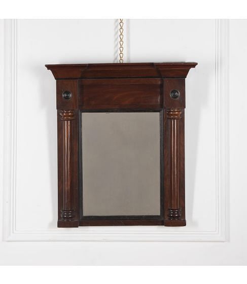 19th Century Empire Mahogany Mirror