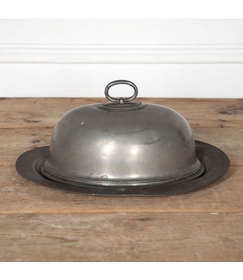 19th Century English Pewter Platter