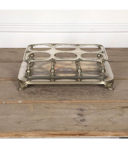 19th Century French Brasserie Bottle Holder